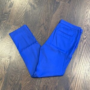 T Alexander Wang Slacks Electric Blue Skinny Dress Pants Women's Size Medium